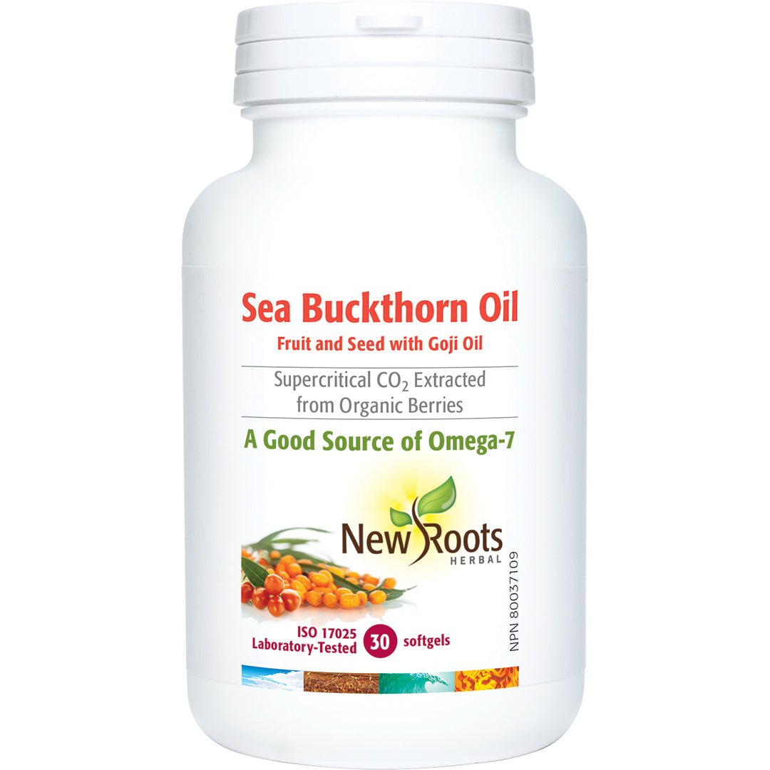 New Roots Seabuckthorn Oil 30 Softgels - Nutrition Plus