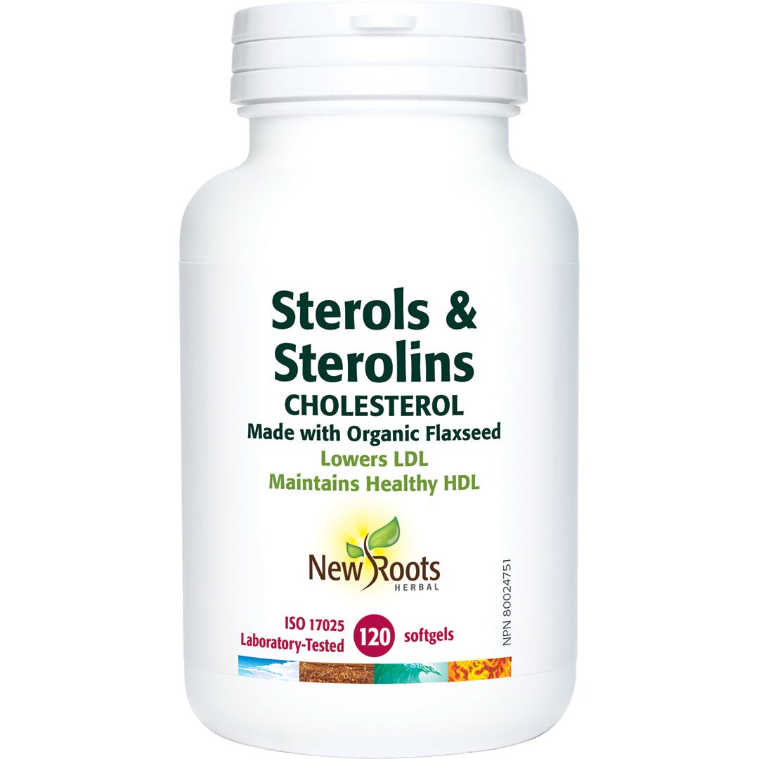 New Roots Sterols & Sterolins Cholesterol 120 Softgels - Nutrition Plus