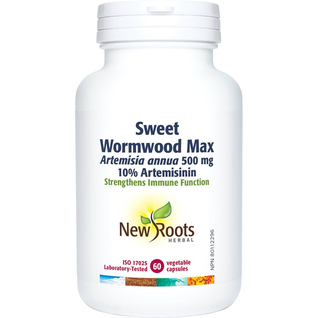New Roots Sweet Wormwood Max Artemisia annua 500 mg 60 Veg Caps - Nutrition Plus