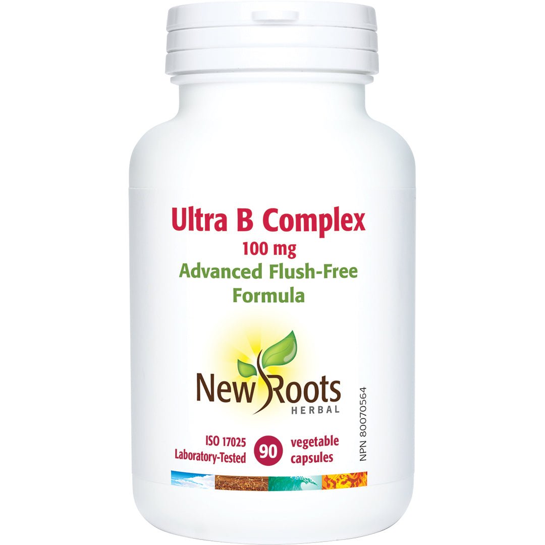 New Roots Ultra B Complex 100 mg Veg Capsules - Nutrition Plus