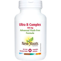 Thumbnail for New Roots Ultra B Complex 100 mg Veg Capsules - Nutrition Plus