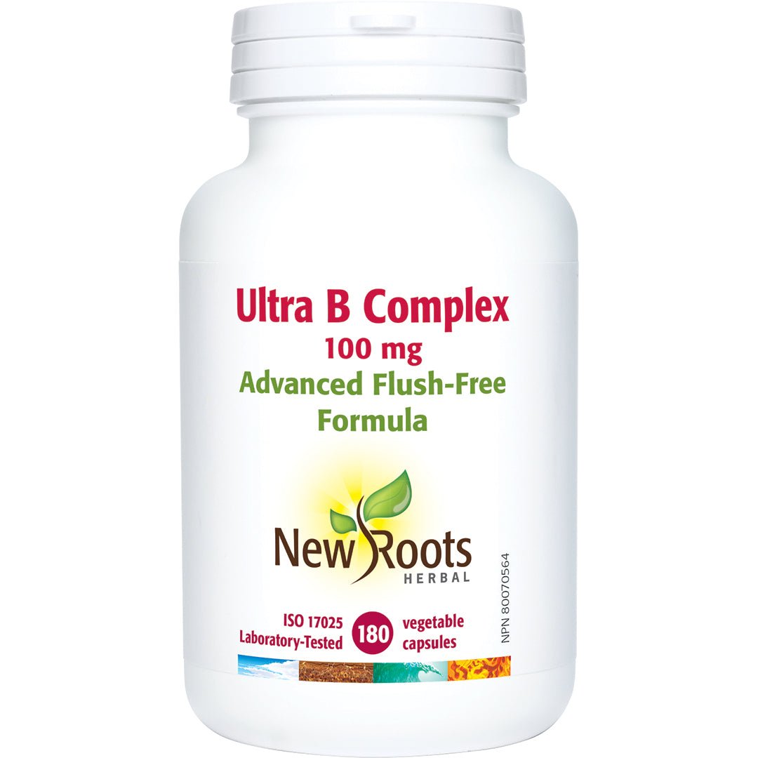 New Roots Ultra B Complex 100 mg Veg Capsules - Nutrition Plus