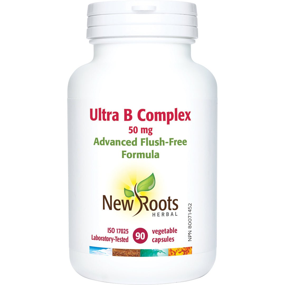 New Roots Ultra B Complex 50 mg Veg Capsules - Nutrition Plus