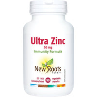 Thumbnail for New Roots Ultra Zinc 50 mg 90 Capsules - Nutrition Plus
