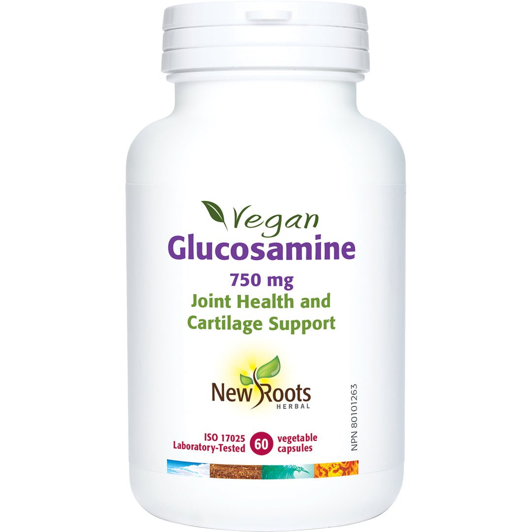 New Roots Vegan Glucosamine 60 Veg Capsules - Nutrition Plus