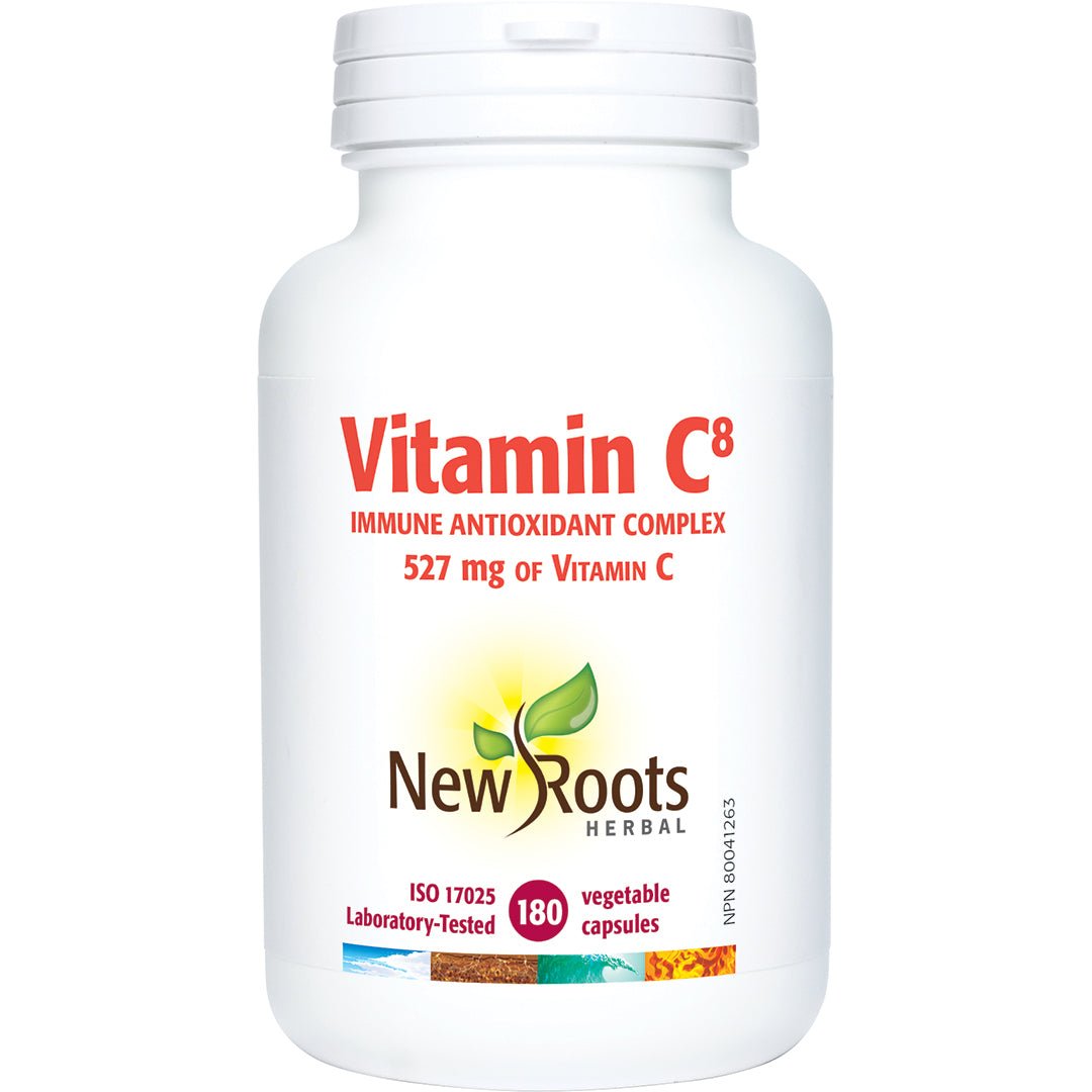 New Roots Vitamin C⁸ Vegetable Capsules - Nutrition Plus