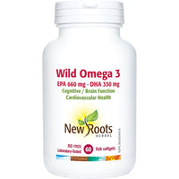 Thumbnail for New Roots Wild Omega 3 EPA 660mg DHA 330mg - Nutrition Plus