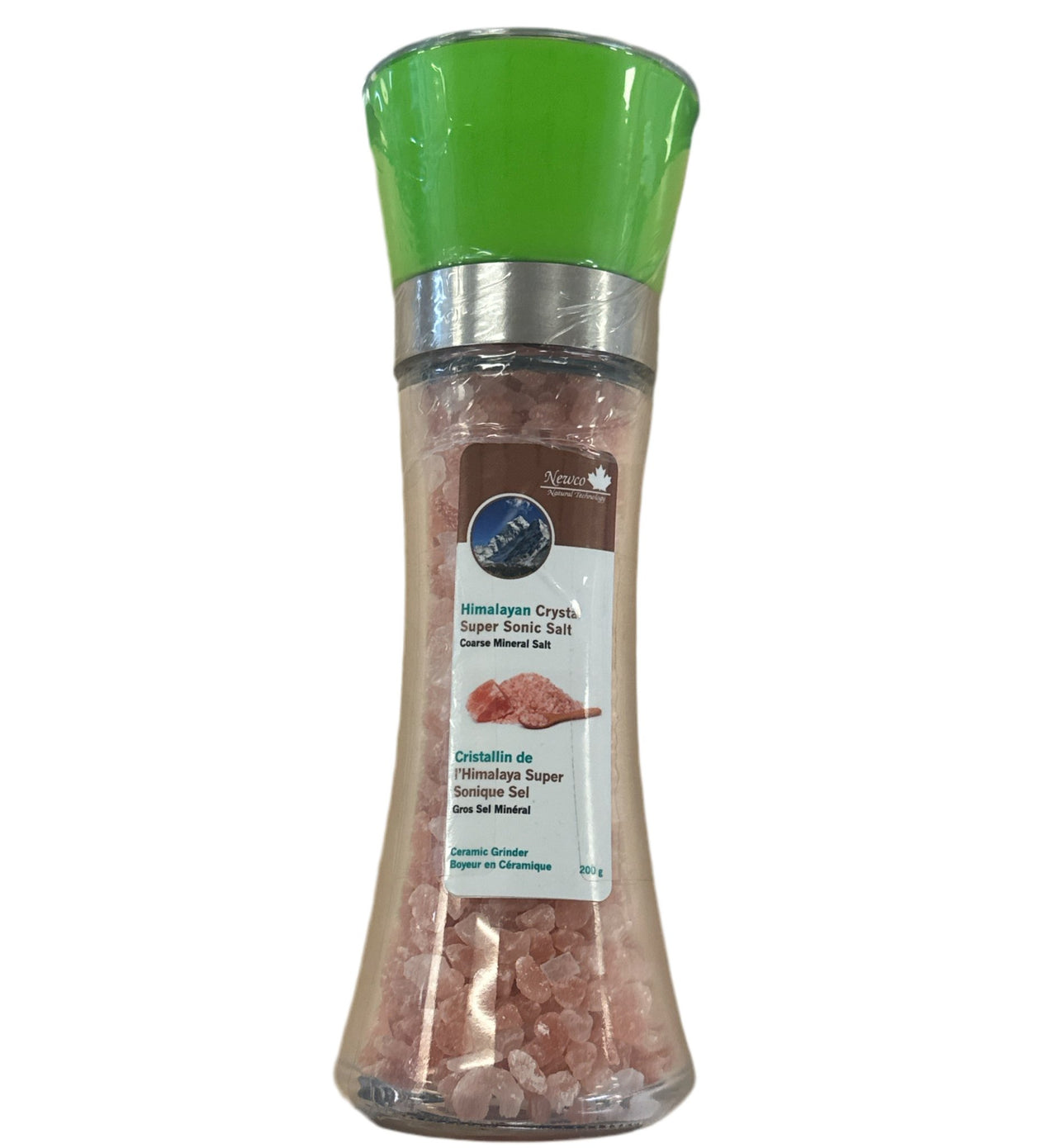 Newco Himalayan Crystal Coarse Salt Grinder (200g) - Nutrition Plus