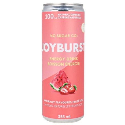 No Sugar Company Joyburst Energy Drink Frosé Rose, 355mL - Nutrition Plus