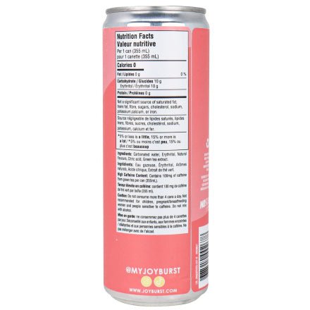 No Sugar Company Joyburst Energy Drink Frosé Rose, 355mL - Nutrition Plus