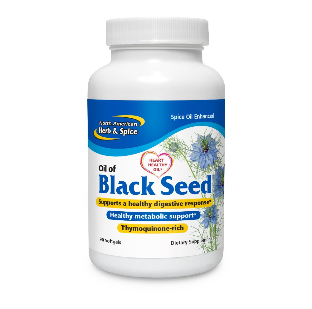 North American Herb & Spice Black Seed Oil 90 Softgels - Nutrition Plus