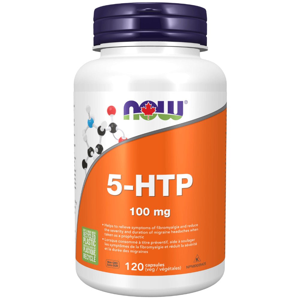 Now 5-HTP 100mg Veg Capsules - Nutrition Plus