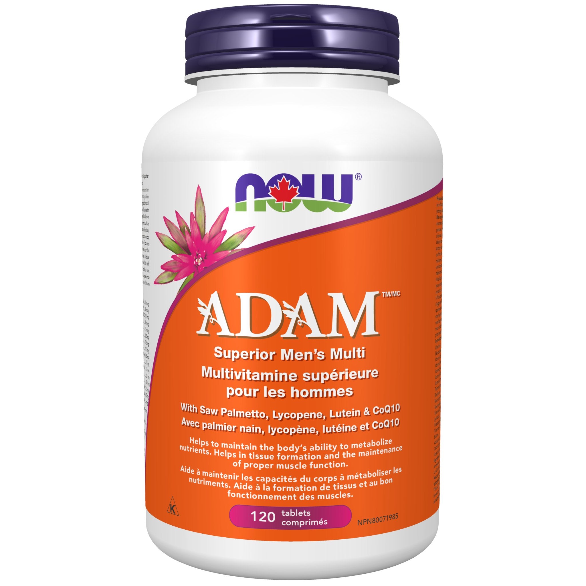 Now Adam Men Multivitamin 120 Tablets - Nutrition Plus