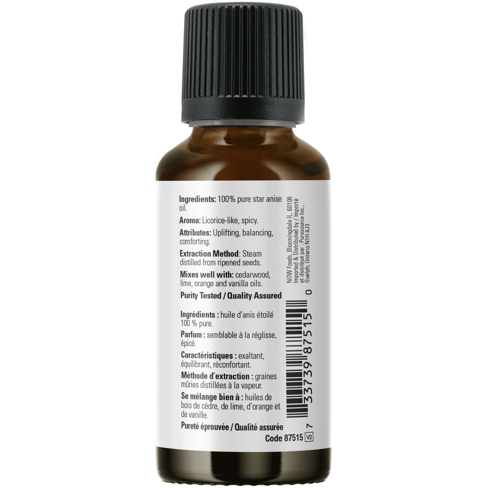 Now Anise Oil 30mL - Nutrition Plus