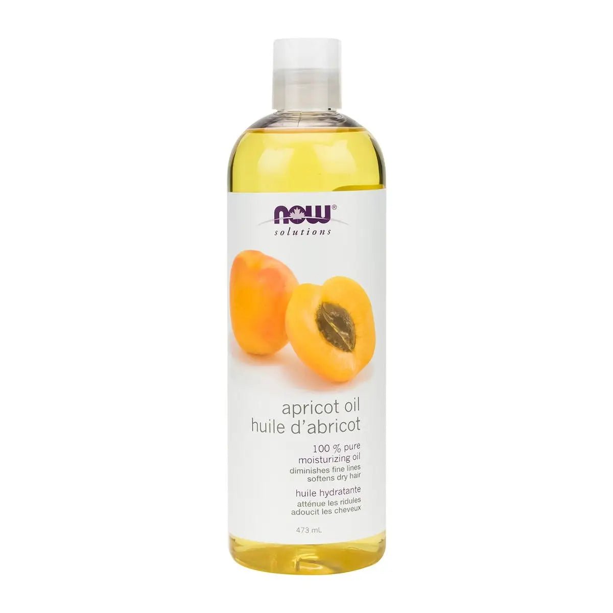 Now Apricot Oil 473mL - Nutrition Plus