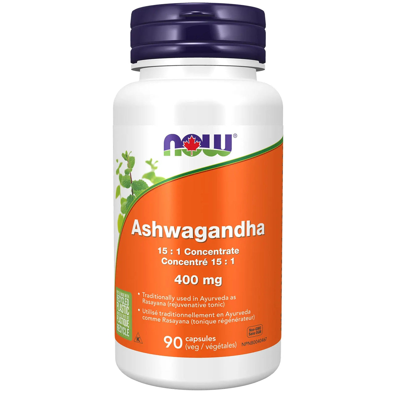 Now Ashwagandha Extract 90 Veg Capsules - Nutrition Plus