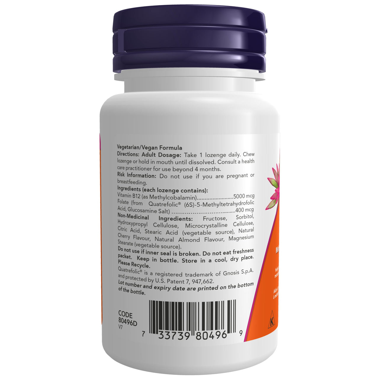 Now B - 12 5,000mcg Lozenges - Nutrition Plus