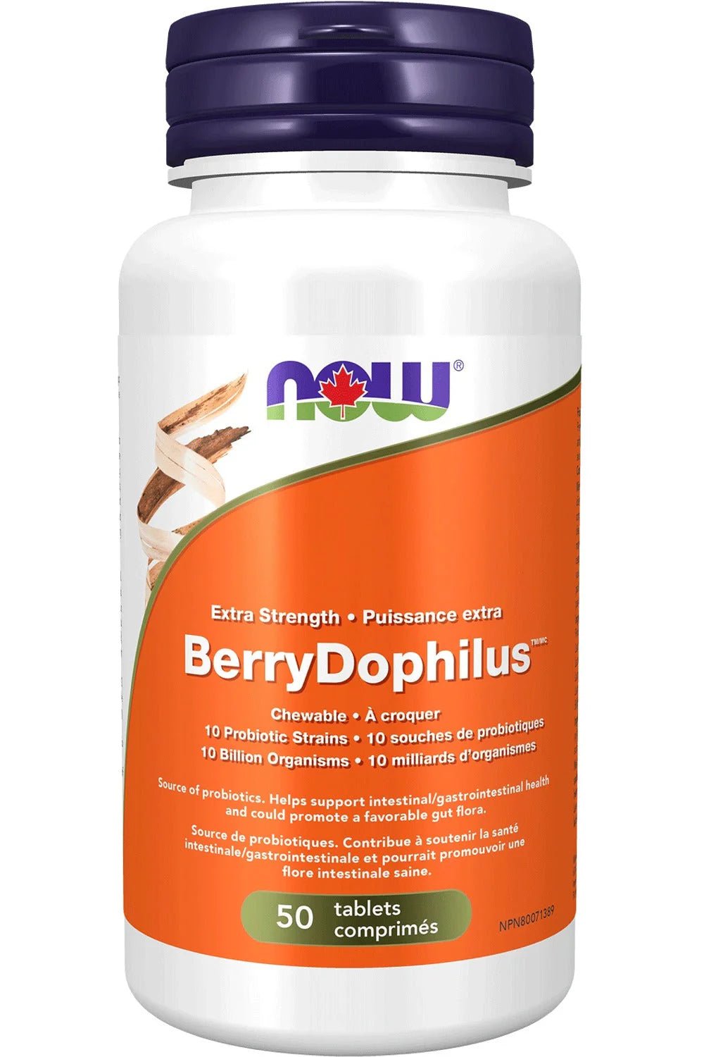 Now BerryDophilus Extra Strength 50 Tablets - Nutrition Plus