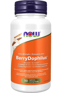 Thumbnail for Now BerryDophilus Extra Strength 50 Tablets - Nutrition Plus