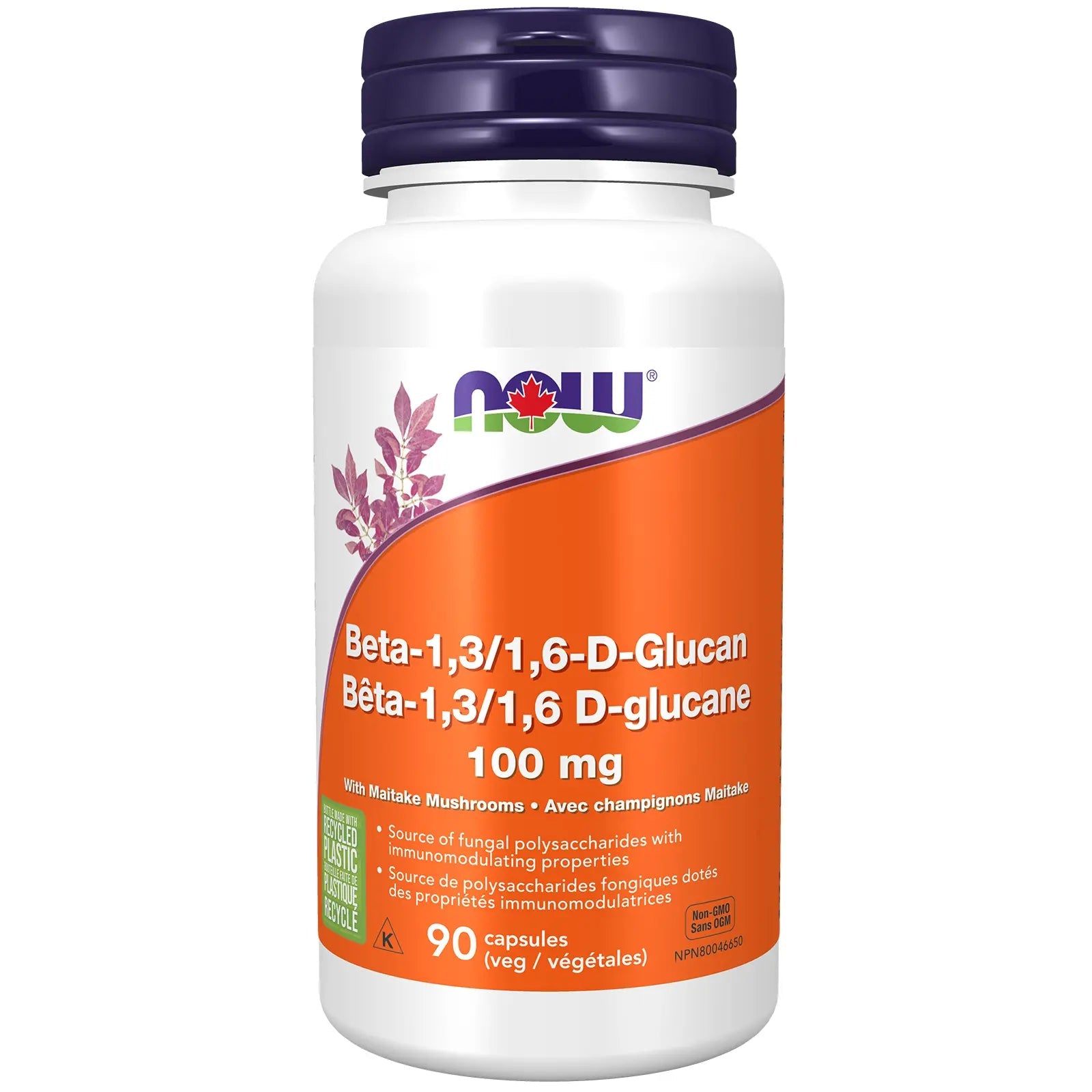 Now Beta - 1,3/1,6 - D - Glucan 100mg 90 Veg Capsules - Nutrition Plus