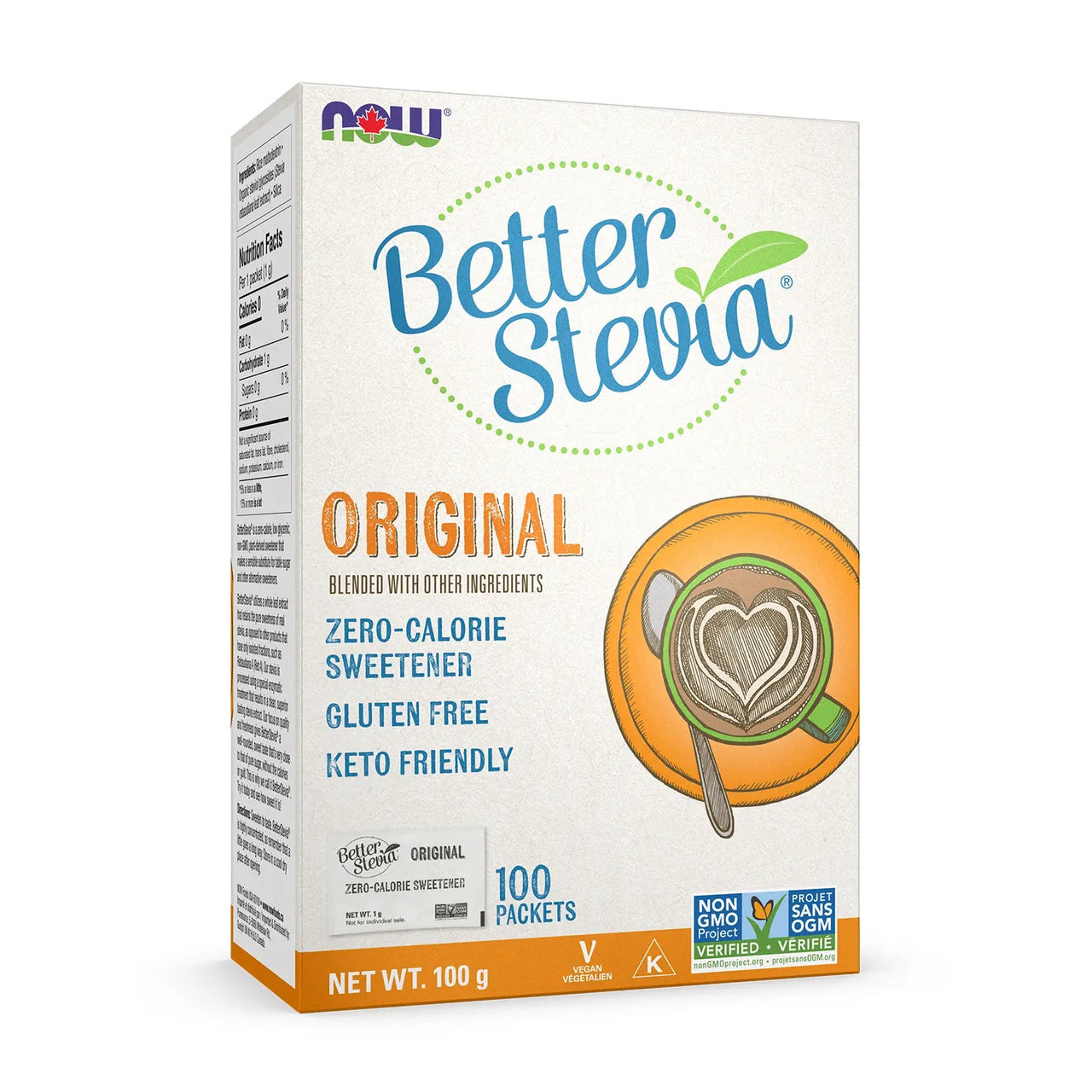 Now BetterStevia® 100 Packets - Nutrition Plus