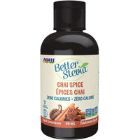 Thumbnail for Now BetterStevia® Liquid, Chai Spice 59mL - Nutrition Plus