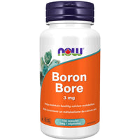 Thumbnail for Now Boron 3mg 100 Veg Capsules - Nutrition Plus