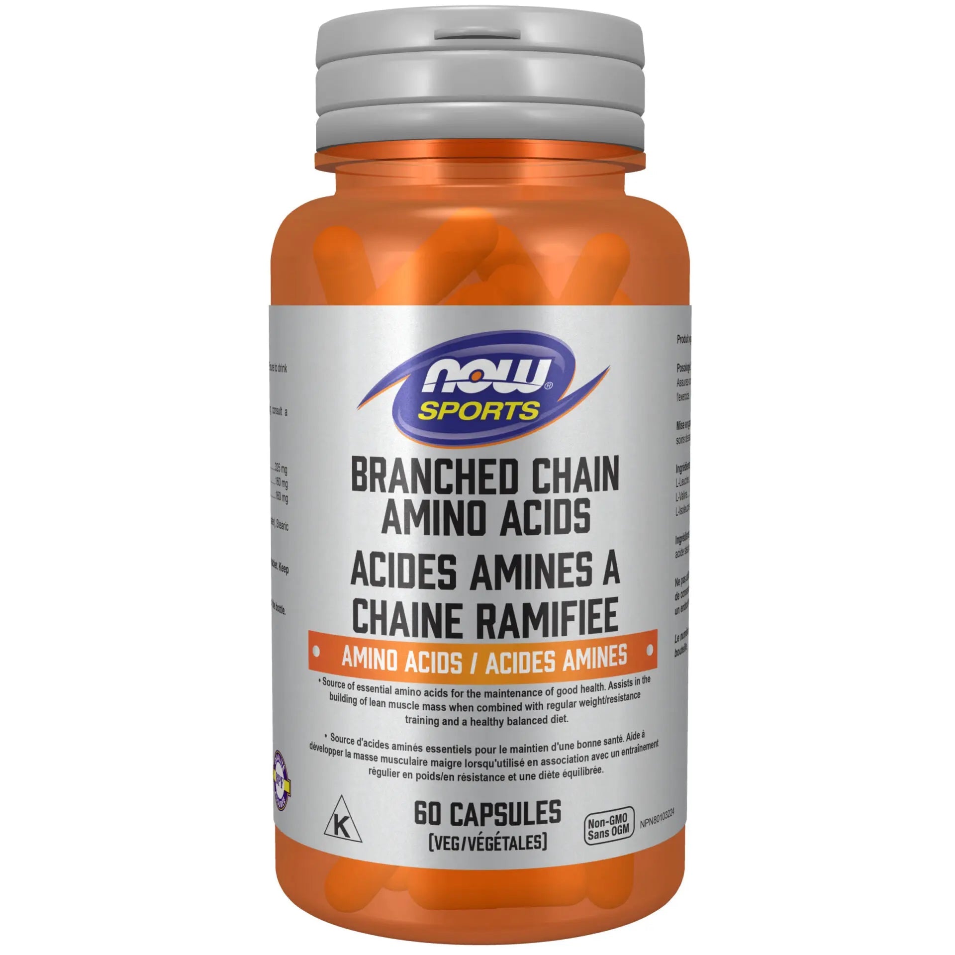 Now Branched Chain Amino Acids 60 Capsules - Nutrition Plus