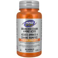 Thumbnail for Now Branched Chain Amino Acids 60 Capsules - Nutrition Plus