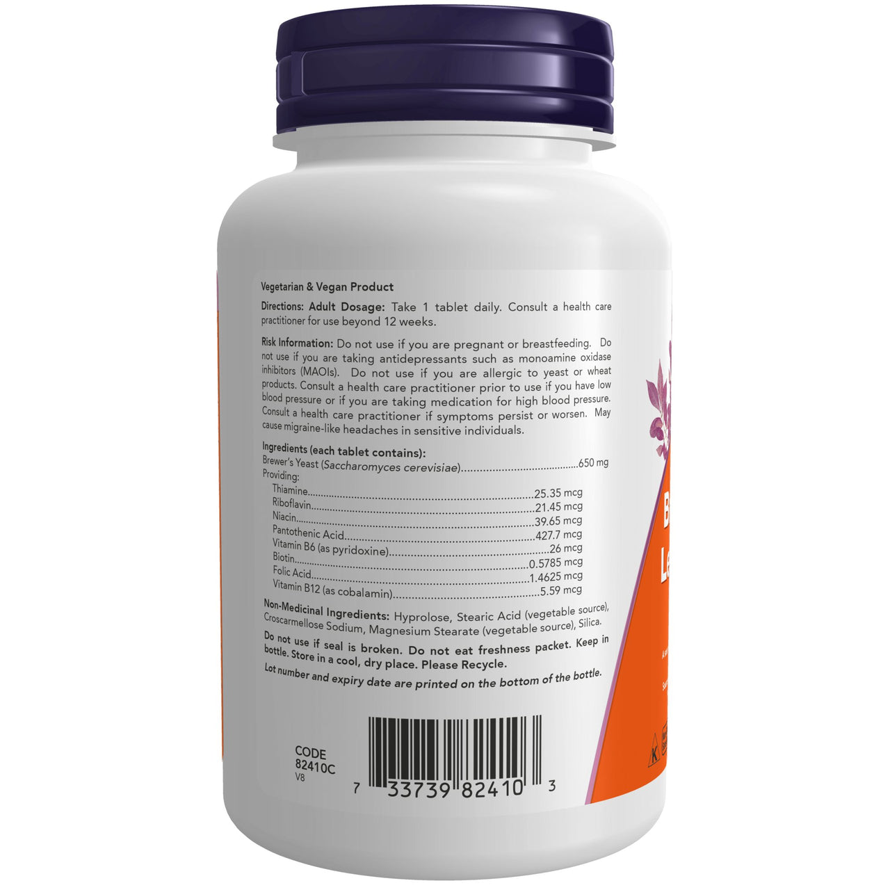 Now Brewer's Yeast 650mg 200 Tablets - Nutrition Plus