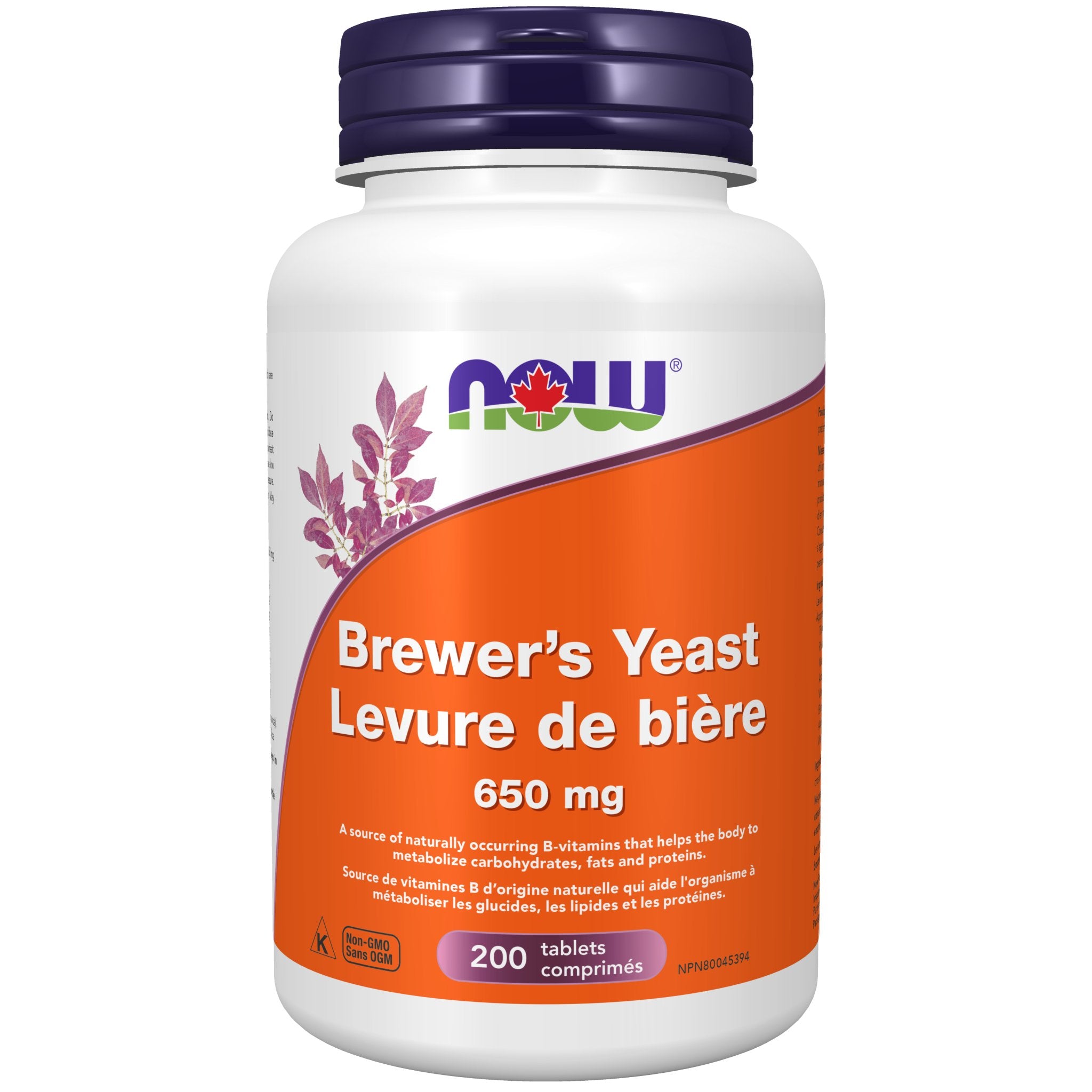 Now Brewer's Yeast 650mg 200 Tablets - Nutrition Plus