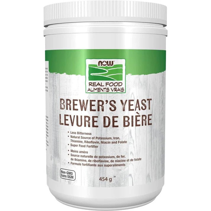 Now Brewers Yeast Powder 454 Grams - Nutrition Plus