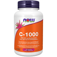 Thumbnail for Now C-1,000 with 100 mg Bioflavonoids 100 Veg Capsules - Nutrition Plus