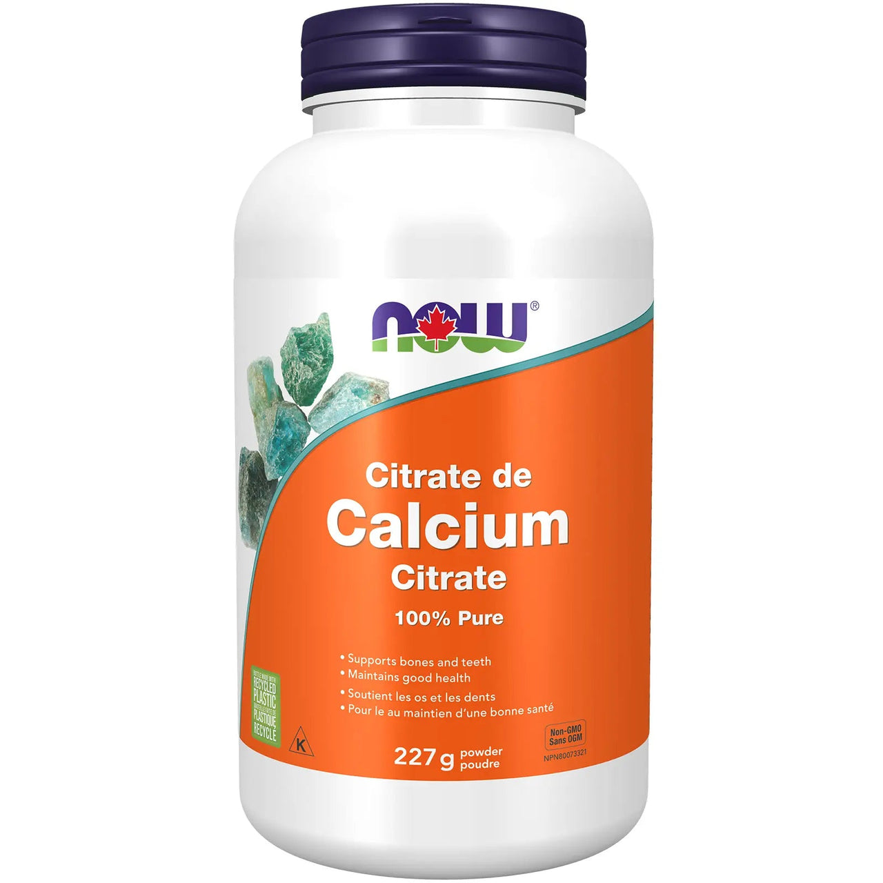 Now Calcium Citrate Powder 227 Grams - Nutrition Plus