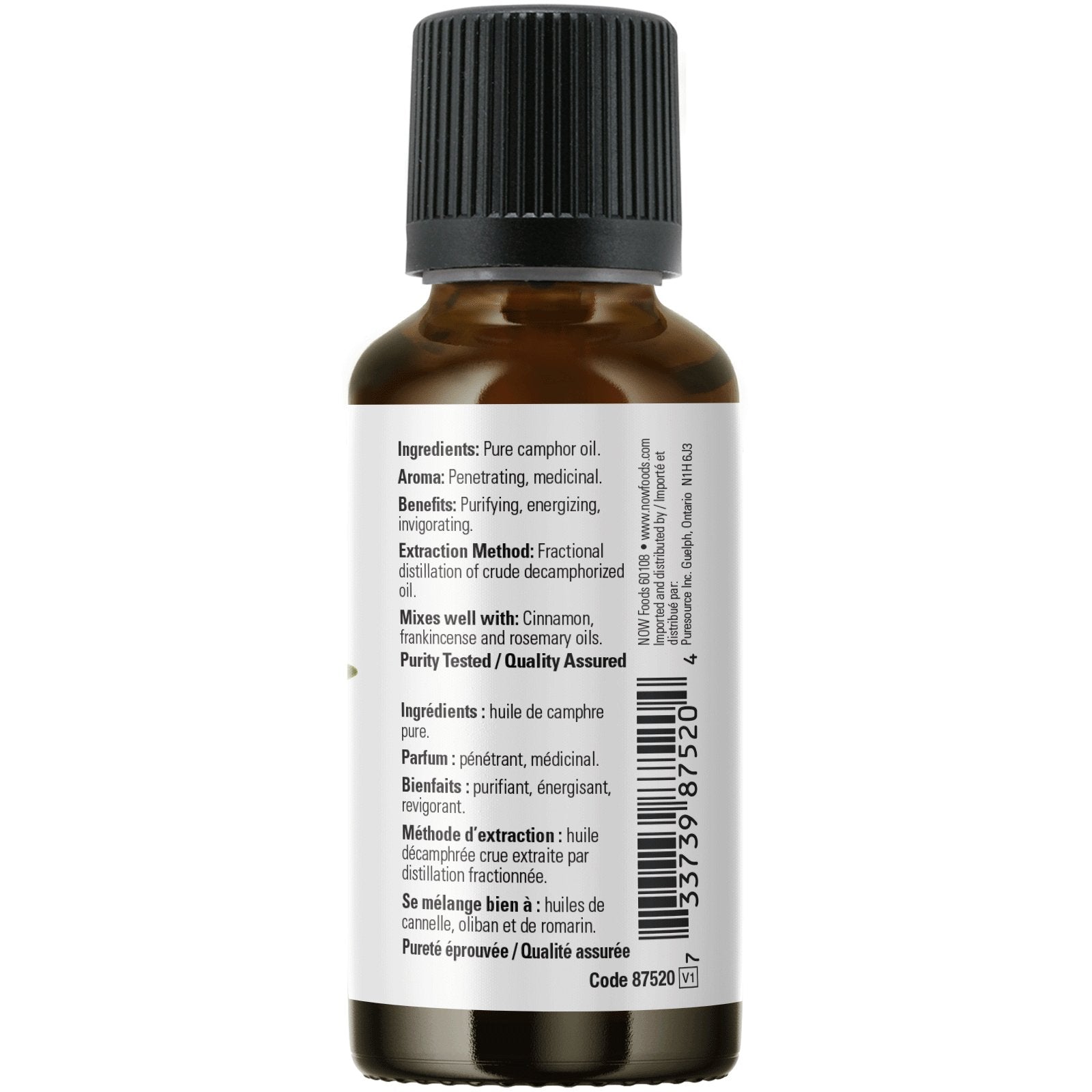 Now Camphor Oil 30mL - Nutrition Plus