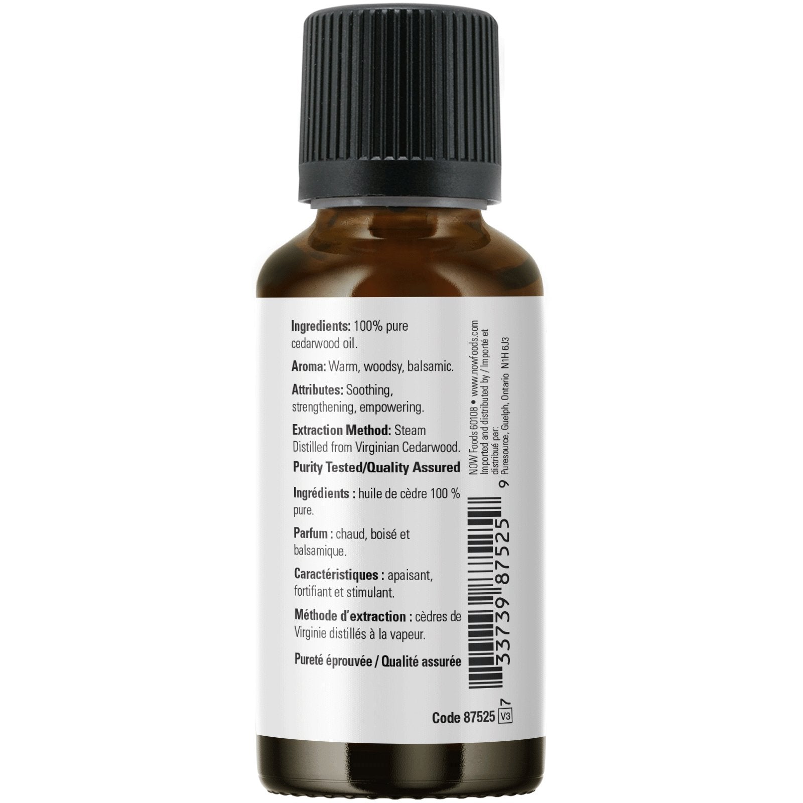 Now Cedarwood Oil 30mL - Nutrition Plus