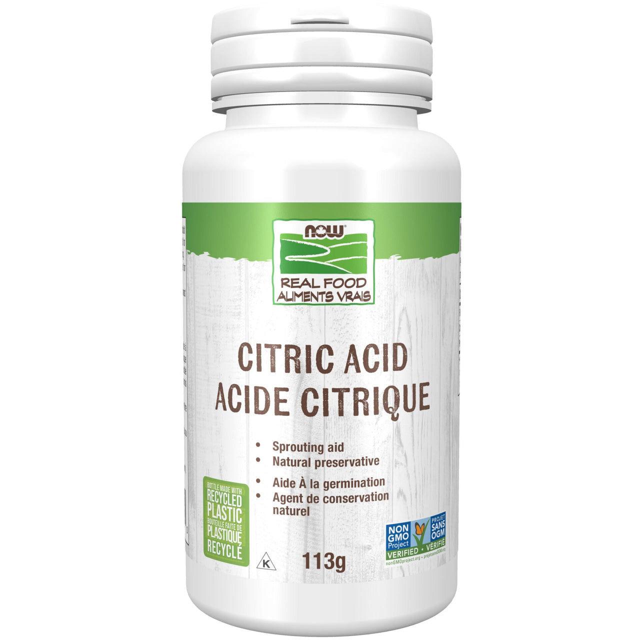 Now Citric Acid Powder 113 Grams - Nutrition Plus