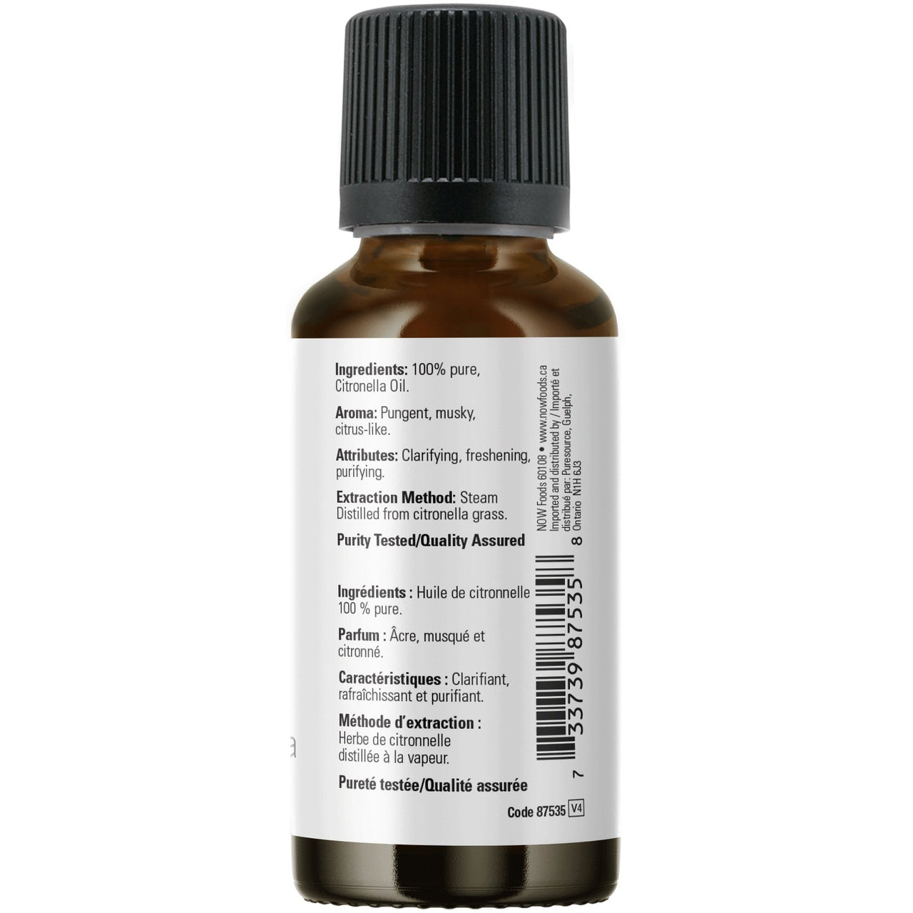 Now Citronella Oil 30mL - Nutrition Plus