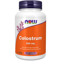 Thumbnail for Now Colostrum 500mg 120 Veg Capsules - Nutrition Plus