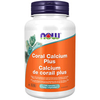 Thumbnail for Now Coral Calcium Plus 100 Veg Capsules - Nutrition Plus