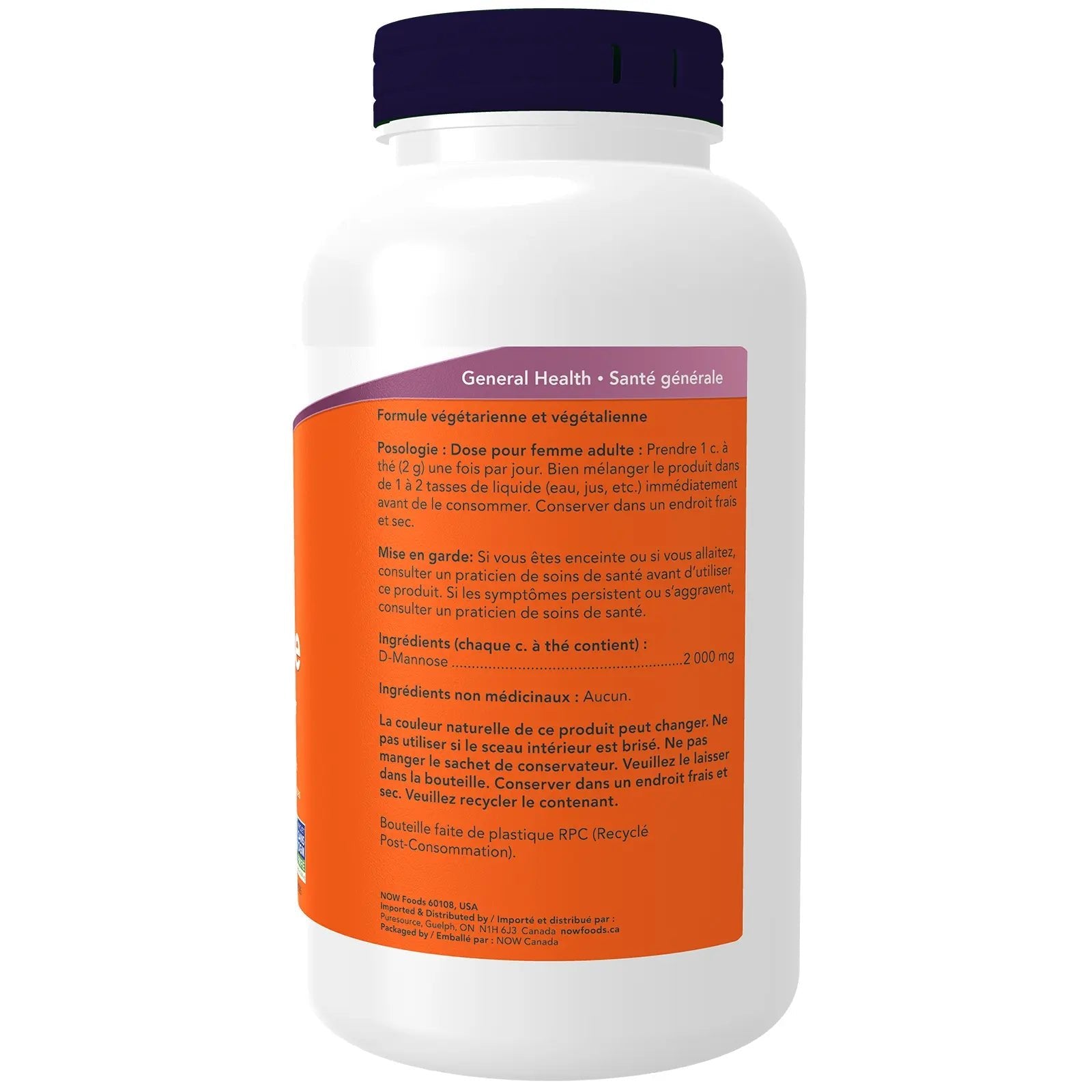 Now D - Mannose Powder - Nutrition Plus