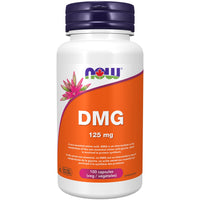 Thumbnail for Now DMG 125mg 100 Veg Capsules - Nutrition Plus