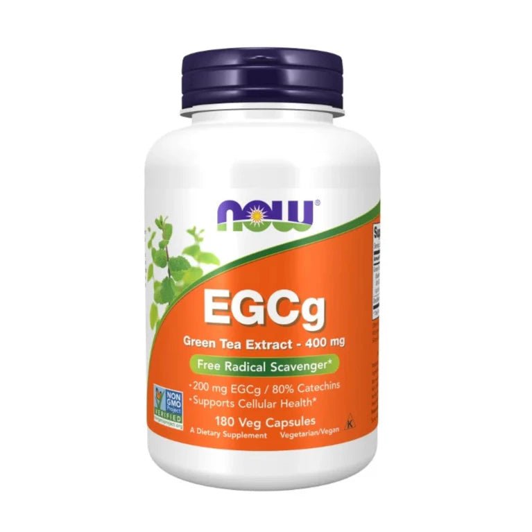 Now EGCg Green Tea Extract 400mg 180 Veg Capsules - Nutrition Plus