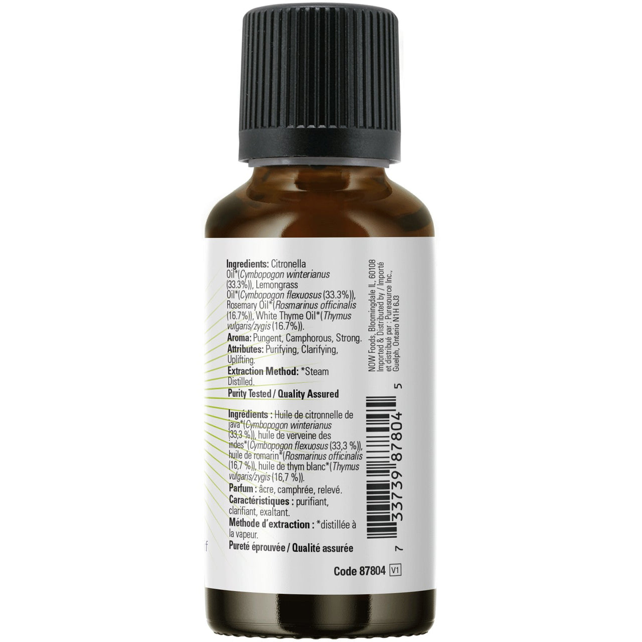 Now Essential Oil Blend Outdoor Living 30mL - Nutrition Plus