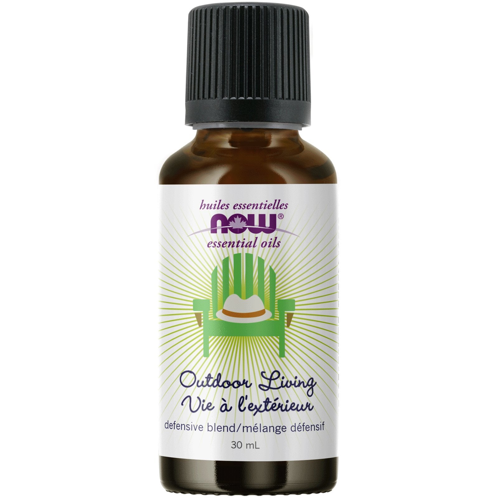 Now Essential Oil Blend Outdoor Living 30mL - Nutrition Plus