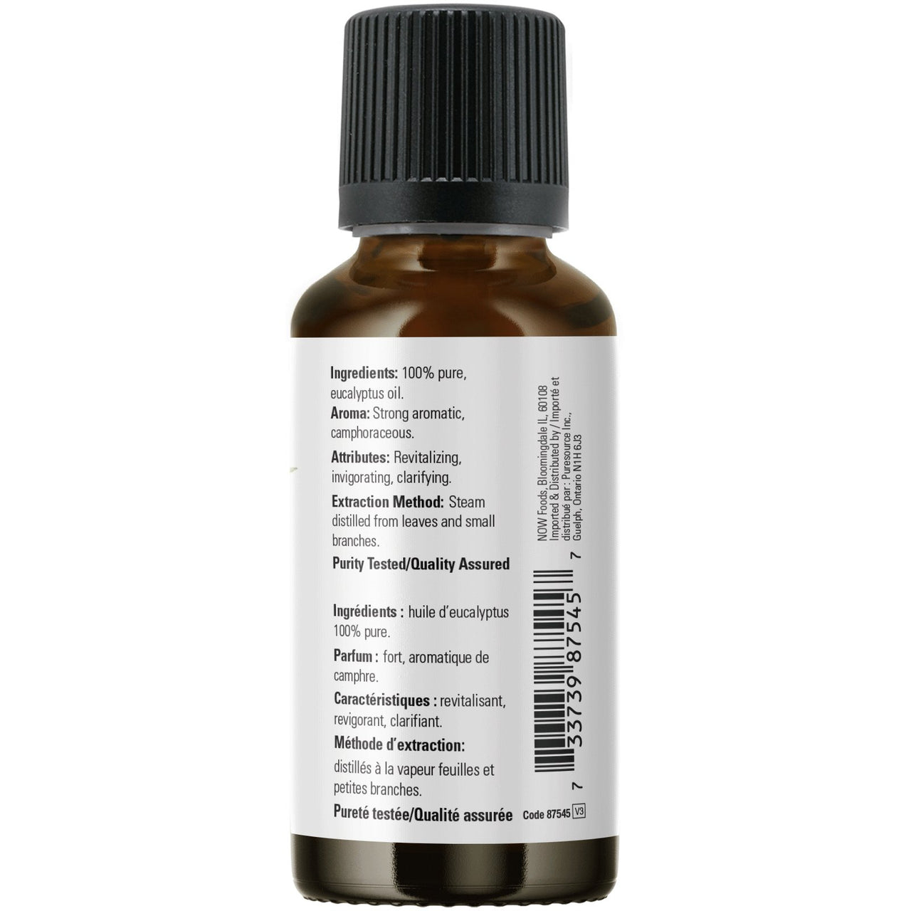 Now Eucalyptus Oil 30mL - Nutrition Plus