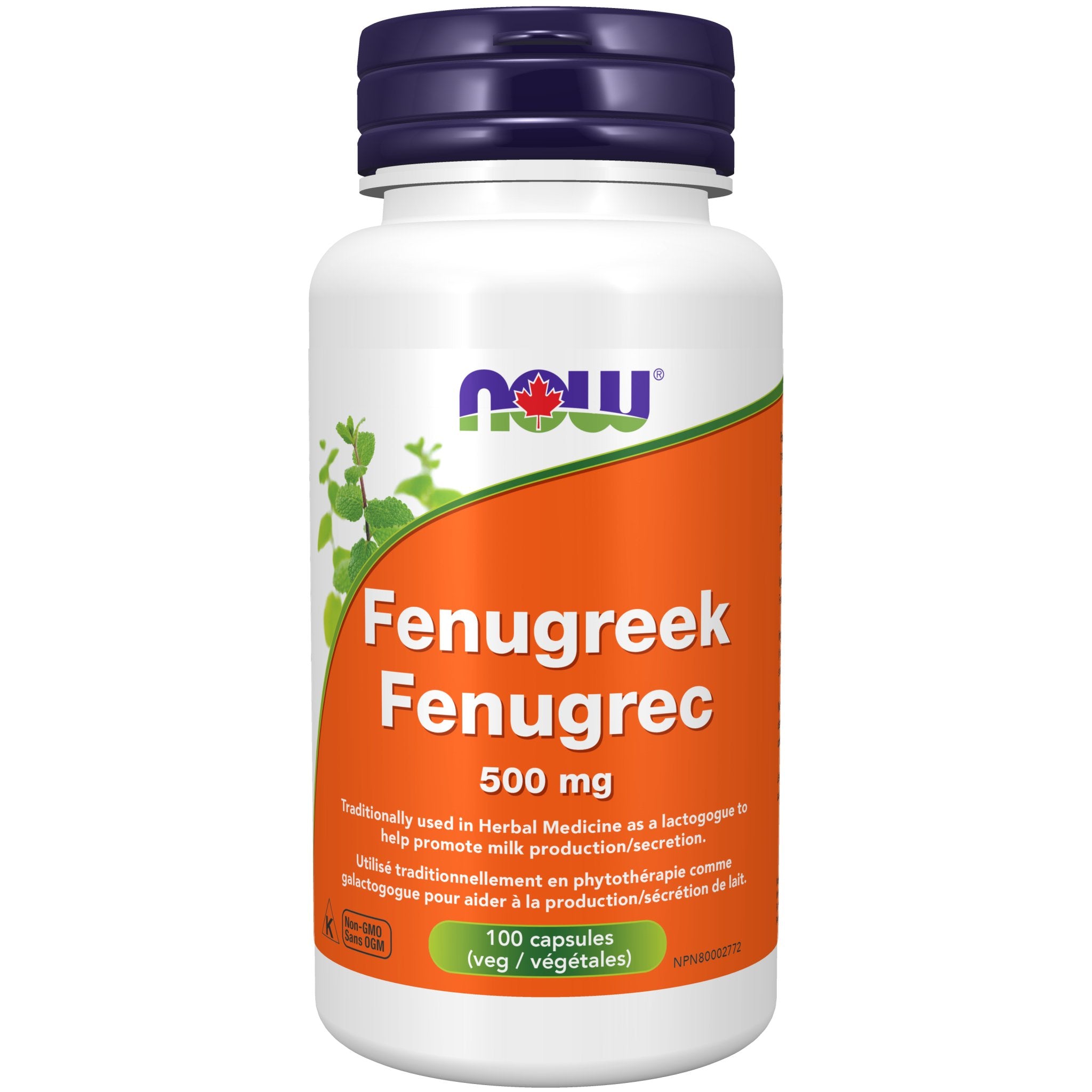 Now Fenugreek 500mg 100 Veg Capsules - Nutrition Plus