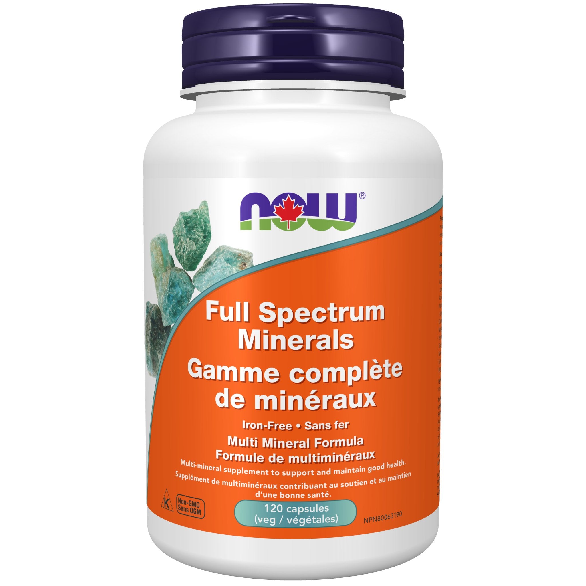 Now Full Spectrum Minerals 120 Veg Capsules - Nutrition Plus