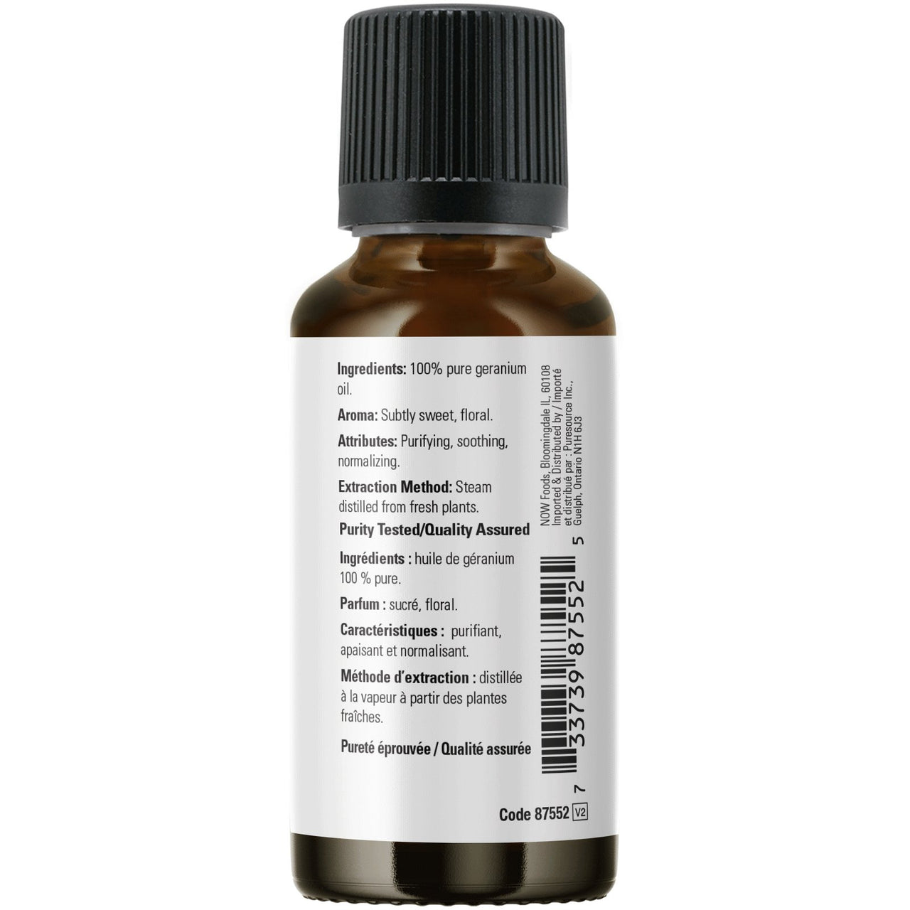 Now Geranium Oil 30mL - Nutrition Plus