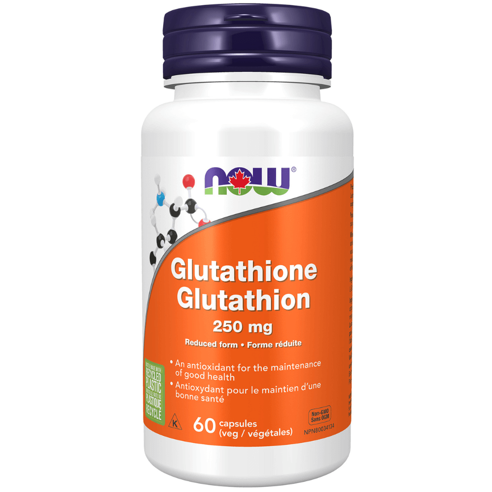 Now Glutathione 250mg 60 Veg Capsules - Nutrition Plus